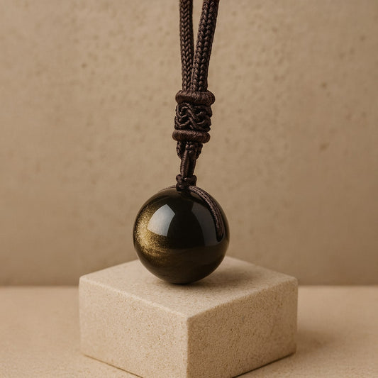 Flora™ Pendulum "Sphere" in Golden Obsidian