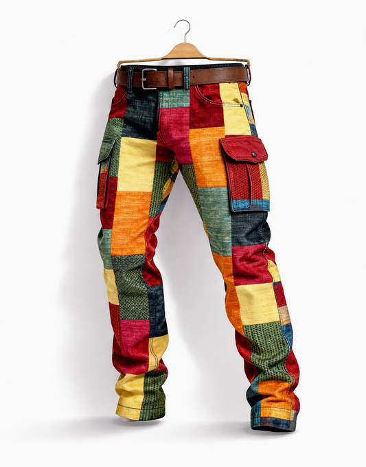 Salvero™ Pantaloni Cargo Patchwork Urban